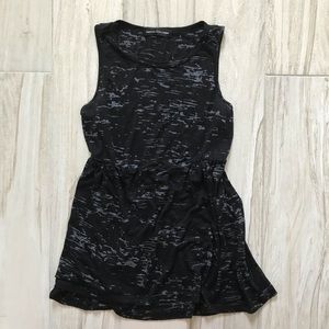 Semi-sheer Cinched Waist Tank